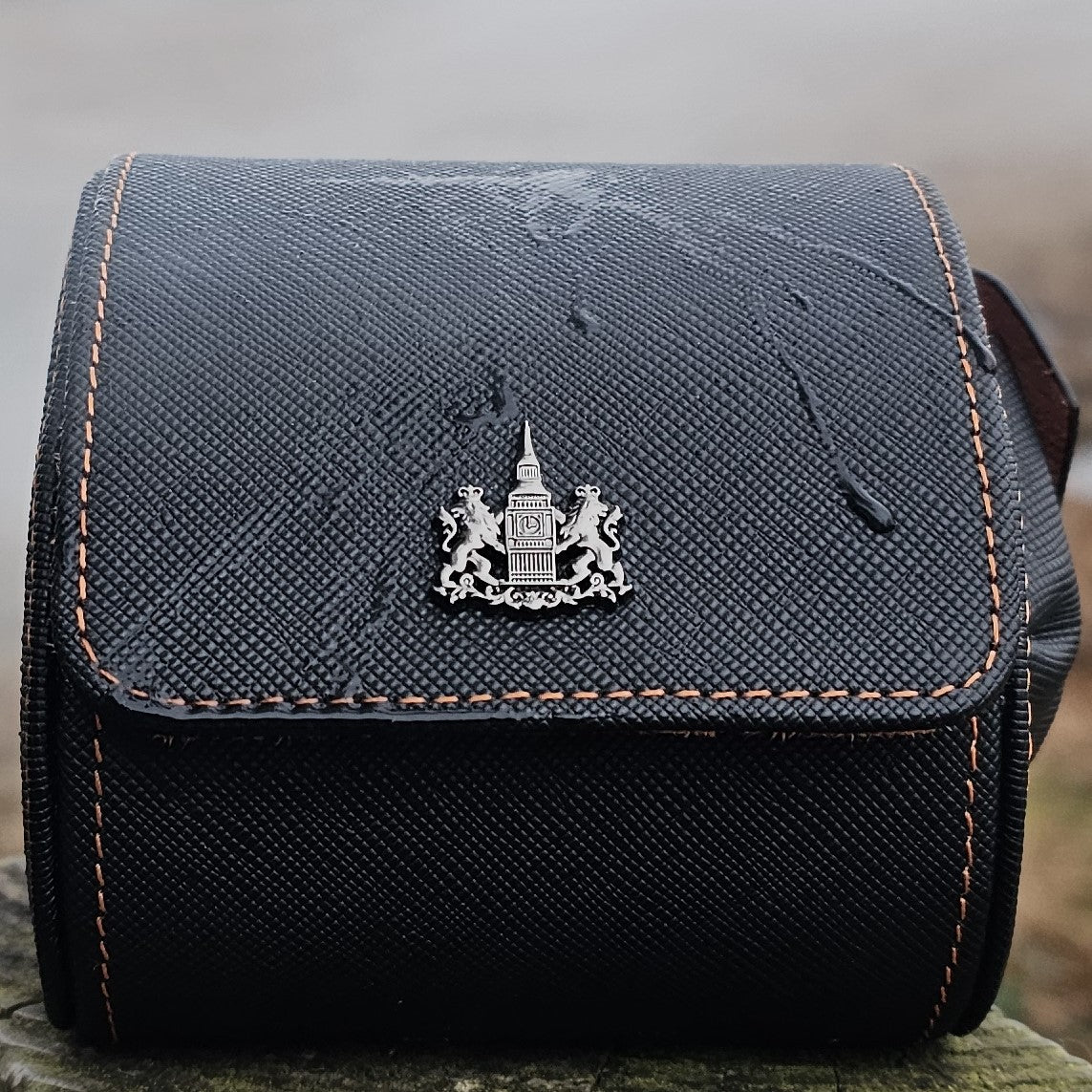 Black Single Watch Roll