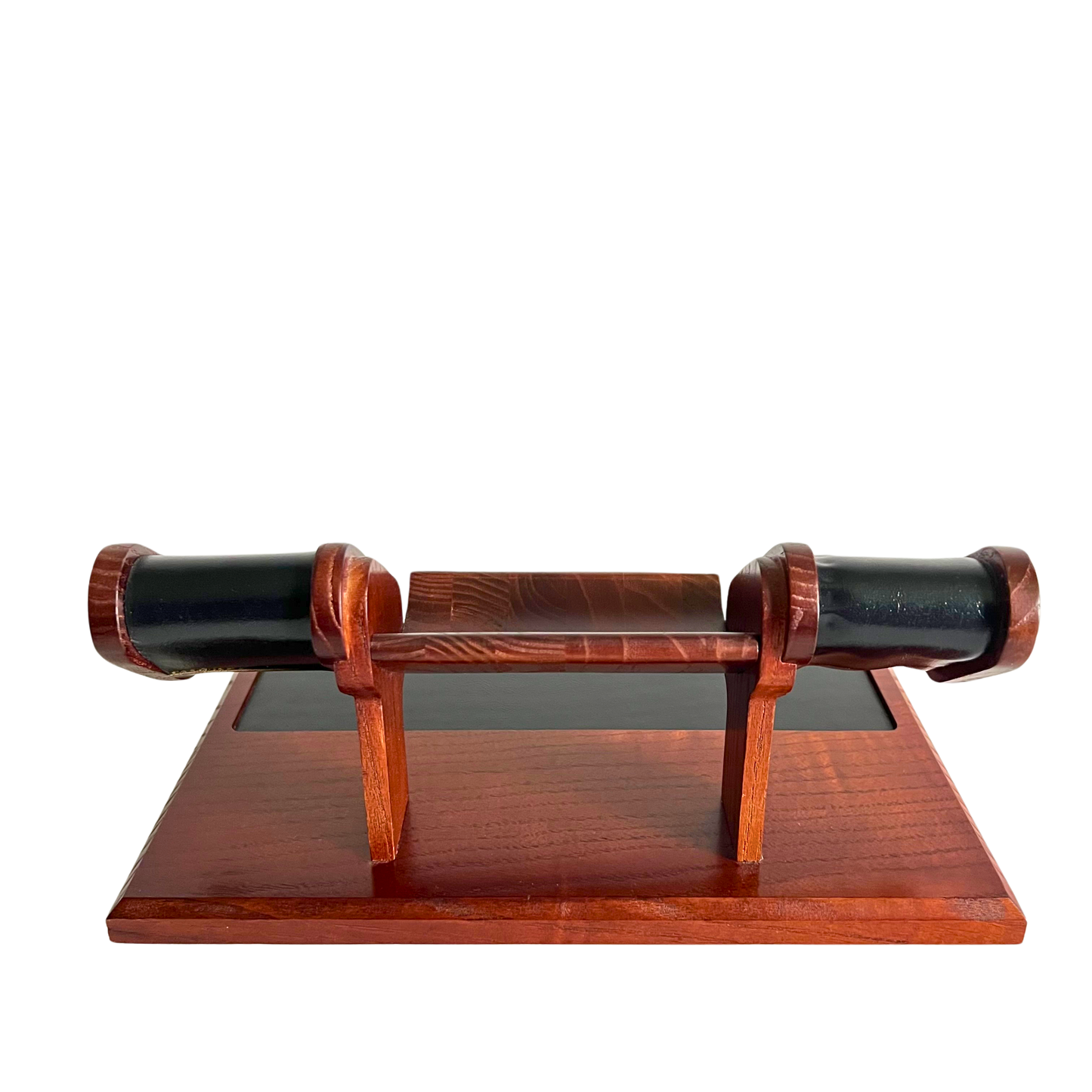 Hand Crafted Wooden Watch Stand With Bevelled Edge.